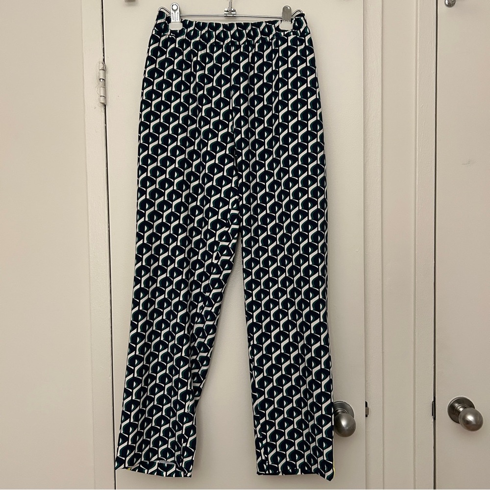 Harper & Liv Geometric Printed Joggers Pants w/ Racing Stripe NWT (Plus Size 18)